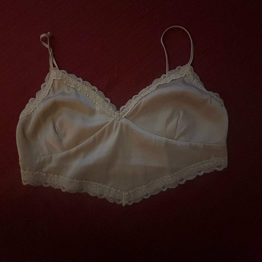 Love Tree Cream Lace Bralette